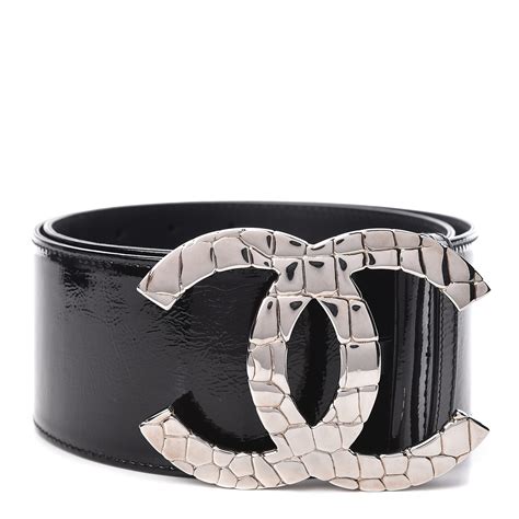 chanel wide belt